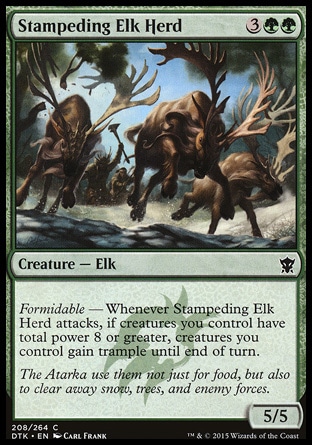 【JPN】《狂奔麋鹿群/Stampeding Elk Herd》[韃契龍王]