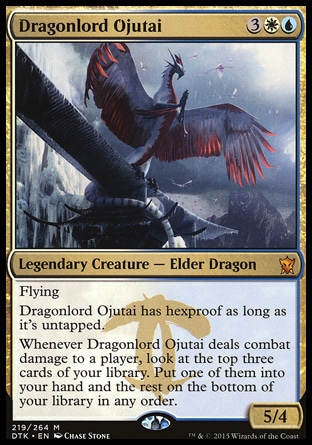 【JPN】《龍王歐祝泰/Dragonlord Ojutai》[韃契龍王]