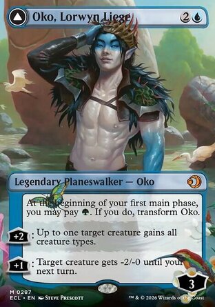 【ENG】 ☆Foil☆ 《洛溫王侯甌柯/Oko, Lorwyn Liege》[洛溫：闇影籠罩]