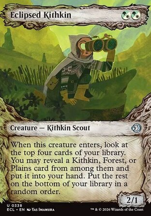 【ENG】《交蝕潔英/Eclipsed Kithkin》[洛溫：闇影籠罩]