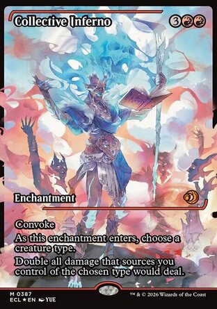 【ENG】 ☆Foil☆ 《集力獄火/Collective Inferno》[洛溫：闇影籠罩]