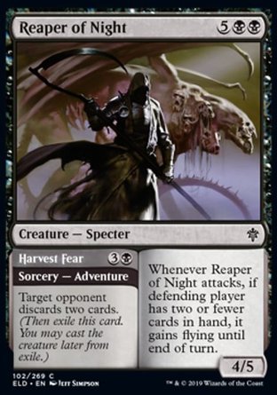 【JPN】《暗夜死神#收割恐懼/Reaper of Night#Harvest Fear》[艾卓王權]