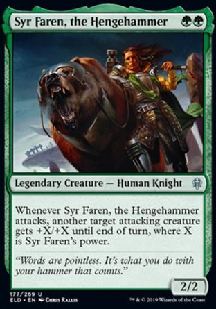 【JPN】《陣鎚芳綸爵士/Syr Faren, the Hengehammer》[艾卓王權]