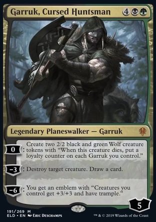 【JPN】《遭詛獵人賈路/Garruk, Cursed Huntsman》[艾卓王權]