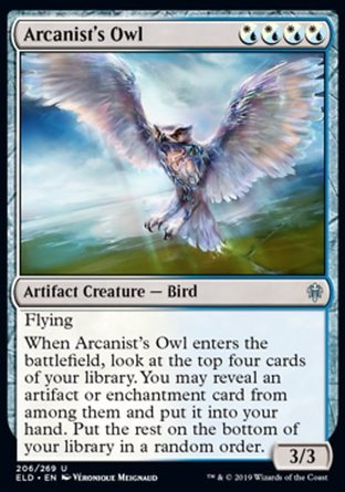 【JPN】《奧術師的貓頭鷹/Arcanist's Owl》[艾卓王權]