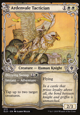 【JPN】《雅登瓦策士#眩目天降/Ardenvale Tactician#Dizzying Swoop》[艾卓王權添趣]