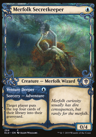 【JPN】《守秘人魚#深入探秘/Merfolk Secretkeeper#Venture Deeper》[艾卓王權添趣]