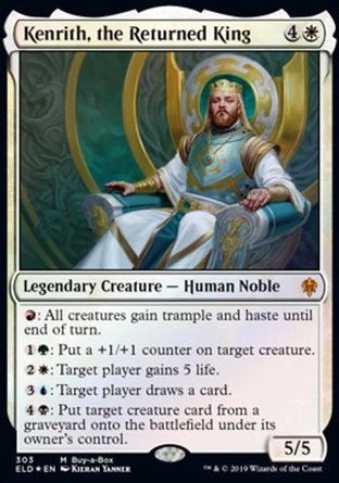 【JPN】《復歸國王肯理斯/Kenrith, the Returned King》[艾卓王權]