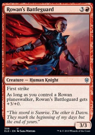 【JPN】《蘿婉的武衛/Rowan's Battleguard》[艾卓王權]