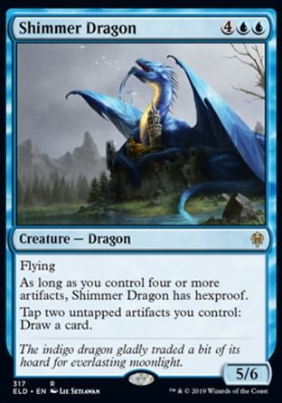 【JPN】《＜閃耀巨龍＞/Shimmer Dragon》[艾卓王權]