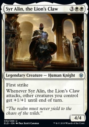 【JPN】《獅爪艾林爵士/Syr Alin, the Lion's Claw》[艾卓王權]