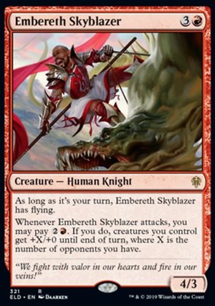 【JPN】《鞍博雷破空兵/Embereth Skyblazer》[艾卓王權]