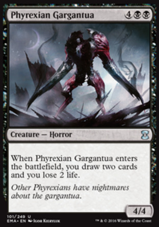 【JPN】《非瑞克西亞巨罡獸/Phyrexian Gargantua》[經典大師]