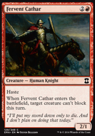 【JPN】《激昂護教軍/Fervent Cathar》[經典大師]