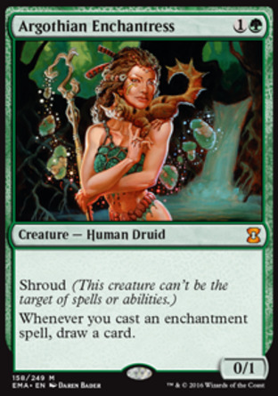 【JPN】《亞格斯咒術師/Argothian Enchantress》[經典大師]