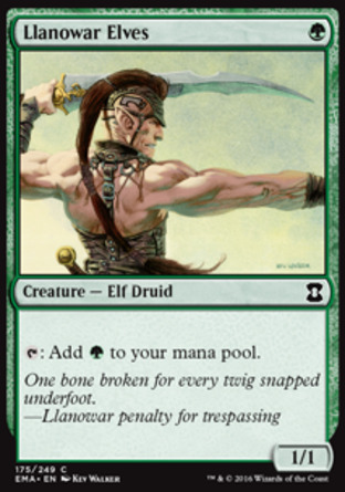 【JPN】《羅堰妖精/Llanowar Elves》[經典大師]
