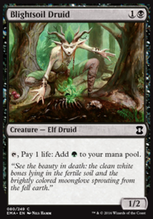 【JPN】《瘠壤德魯伊/Blightsoil Druid》[經典大師]