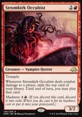 【JPN】《溪堡神秘學者/Stromkirk Occultist》[異月傳奇]