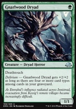 【JPN】《瘤木樹靈/Gnarlwood Dryad》[異月傳奇]