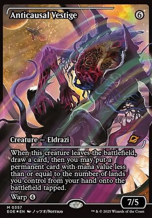 【JPN】 ☆Foil☆ 《反因果殘肢/Anticausal Vestige》[虛空邊域]