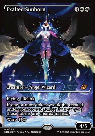 【JPN】 ☆Foil☆ 《昂揚輝生使/Exalted Sunborn》[虛空邊域]