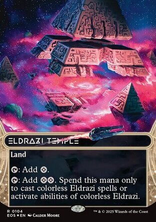 【ENG】 ☆Foil☆ 《奧札奇殿堂/Eldrazi Temple》[星辰場景]