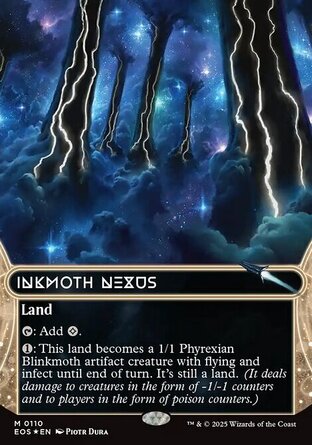 【ENG】 ☆Foil☆ 《墨蛾連結點/Inkmoth Nexus》[星辰場景]