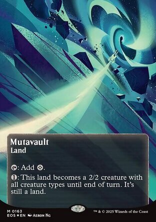 【ENG】 ☆Foil☆ 《易形地窖/Mutavault》[星辰場景]