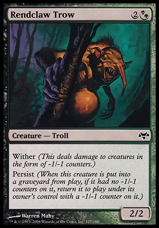 【JPN】《裂爪夜巨魔/Rendclaw Trow》[暮光]