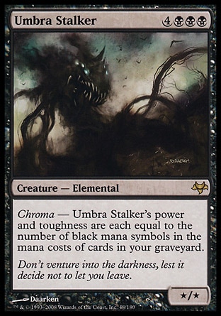 【JPN】《伏擊暗靈/Umbra Stalker》[暮光]