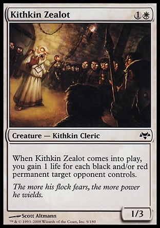 【JPN】《潔英狂信者/Kithkin Zealot》[暮光]