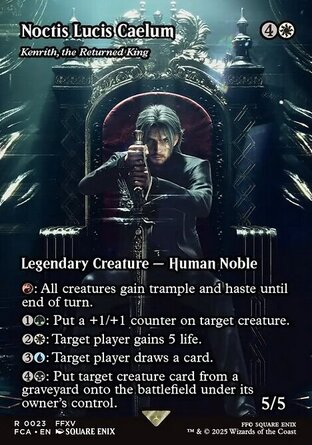 【ENG】 ☆Foil☆ 《復歸國王肯理斯/Kenrith, the Returned King》[太空戰士：歷代傳承]