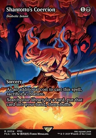 【ENG】 ☆Foil☆ 《惡魔意圖/Diabolic Intent》[太空戰士：歷代傳承]
