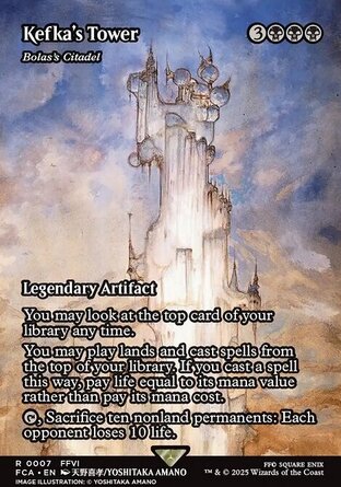 【ENG】 ☆Foil☆ 《波拉斯尊殿/Bolas's Citadel》[太空戰士：歷代傳承]