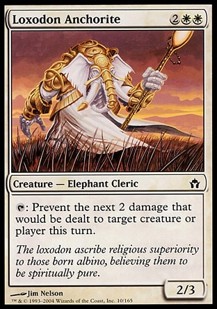 【JPN】《象族隱士/Loxodon Anchorite》[五色曙光]