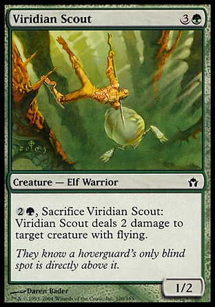 【JPN】《暗碧族斥候/Viridian Scout》[五色曙光]
