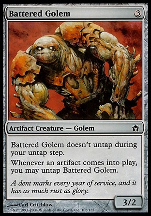 【JPN】《老舊魔像/Battered Golem》[五色曙光]