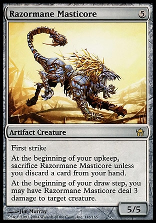 【JPN】《銳鬃異獅/Razormane Masticore》[五色曙光]
