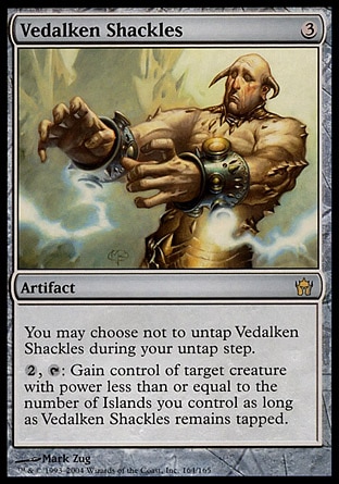 【JPN】《維多肯枷鎖/Vedalken Shackles》[五色曙光]