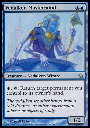 【JPN】《維多肯謀士/Vedalken Mastermind》[五色曙光]