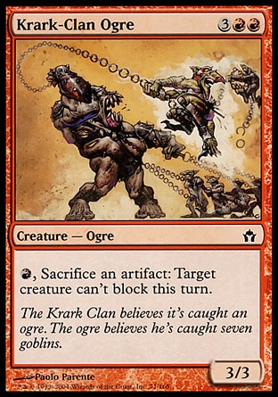 【JPN】《喀勒克族食人魔/Krark-Clan Ogre》[五色曙光]