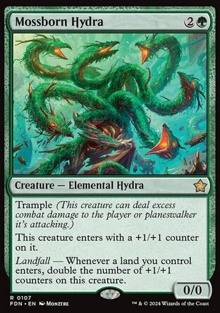 【ENG】《苔生多頭龍/Mossborn Hydra》[基石構築]