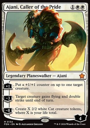 【ENG】《獅群喚師阿耶尼/Ajani, Caller of the Pride》[基石構築]