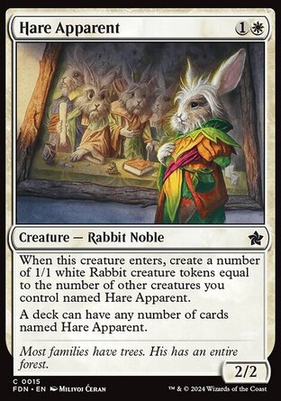 【JPN】《兔位繼承者/Hare Apparent》[基石構築]