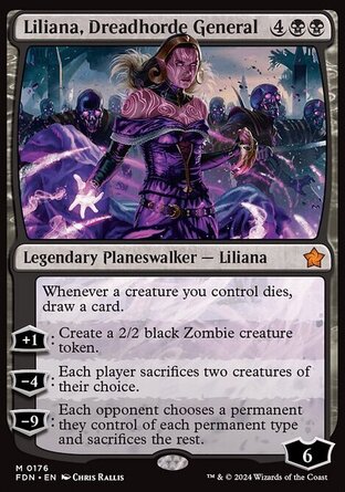 【ENG】《震懼軍將莉蓮娜/Liliana, Dreadhorde General》[基石構築]