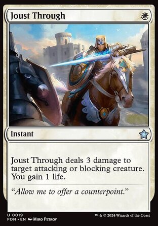 【ENG】《騎刺貫身/Joust Through》[基石構築]