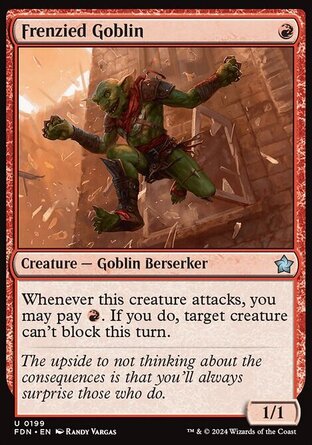 【ENG】《狂熱鬼怪/Frenzied Goblin》[基石構築]