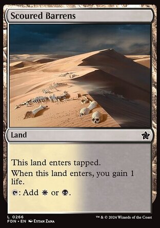 【ENG】《侵蝕荒漠/Scoured Barrens》[基石構築]