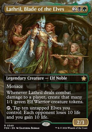 【ENG】《妖精之刃拉席莉/Lathril, Blade of the Elves》[基石構築]