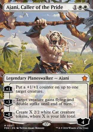 【ENG】《獅群喚師阿耶尼/Ajani, Caller of the Pride》[基石構築]